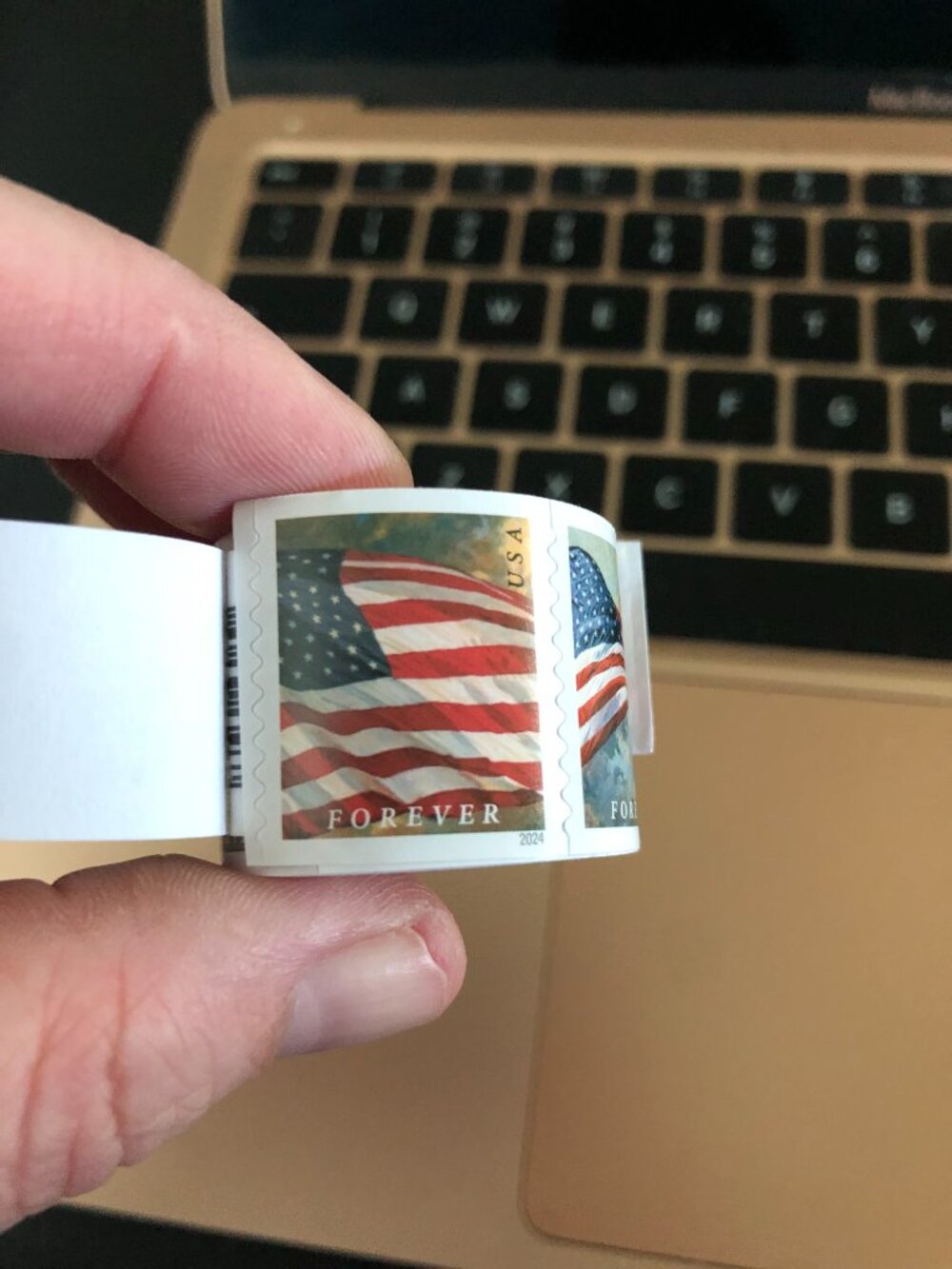 5 Rolls of 100, 500 Total Stamps, Never Expire, Holiday Card Season Is Coming - Picture 7 of 12